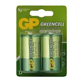 GP батарейки greencell D/LR20 2 шт