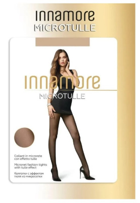 INNAMORE колготки  microtulle  miele 4 тонкие  полиамид 90%, Эластан10% 