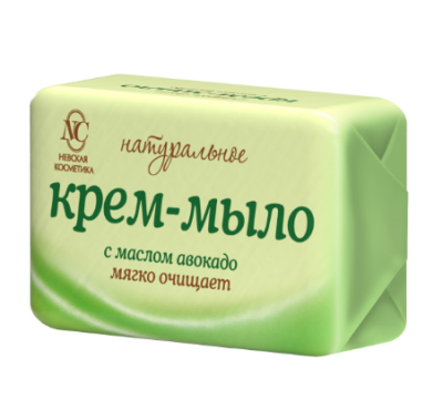 Невская косметика туалетное крем мыло натуральное с маслом авакадо 90 г 