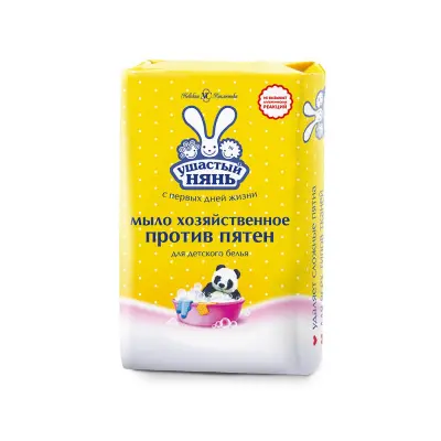 Ушастый нянь хозяйственное мыло пятновыводное 180г 