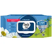 Emily Style влажные салфетки антибактериальные с крышкой 120 шт