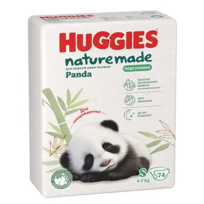 Huggies подгузники 2S 4-7 кг 74 шт 