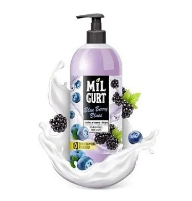 MILGURT голубика и ежевика в йогурте 860 г