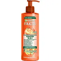 Fructis спасатель волос 10 в 1 комплексный несмываемый крем уход против ломкости и секущихся кончиков для термозащиты и восстановления поврежденных волос 400 мл