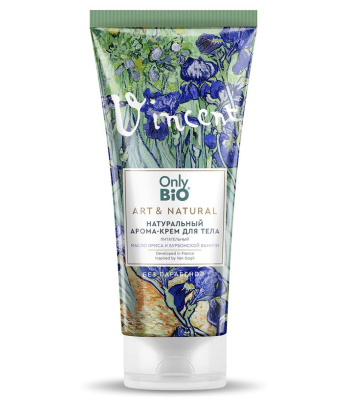 Only Bio Art & Natural натуральный арома крем для тела масло ириса и бурбонская ваниль 200 мл 