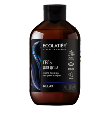 Ecolatier Мужской  гель для душа Relax, 400 мл 