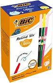 Bic ручка шариковая round stic decor синий цвет кор 60 шт