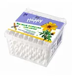BELLA Ватные палочки 'Bella Baby Happy' с экст. ромашки и Д-пантенолом 56шт
