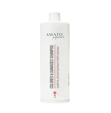 Amato Professionale шампунь для окрашенных и поврежденных волос colored&damaged shampoo 1000 мл