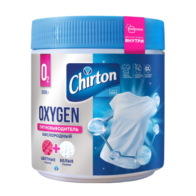 Chirton кислородный отбеливатель пятновыводитель oxygen 500 гр 