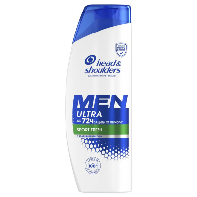 Head&Shoulders шампунь от перхоти мужской sport fresh 360 мл 
