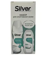 Silver набор для спортивной обуви ультра белая краска реставратор очиститель для спорт обуви