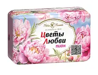 Невская Косметика туалетное мыло цветы любви пион 90 г