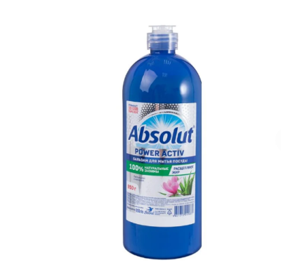 Absolut power activ жидкое моющее средство для посуды бальзам листья алоэ и магнолия 850 г 