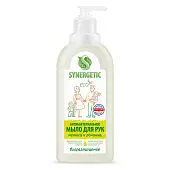 Synergetic мыло жидкое мелисса и ромашка чистота и ультразащита 99,9% 0,5 л