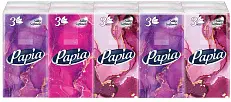 Papia classical носовые платочки 3 хслойные 10 шт
