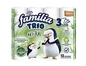 Familia Trio Natural туалетная бумага белая трёхслойная 12 шт