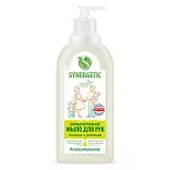 Synergetic мыло жидкое мелисса и ромашка чистота и ультразащита 99,9% 0,5 л
