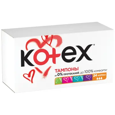 Kotex тампоны нормал 24 шт 