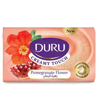 Duru creamy touch туалетное мыло цветок граната 165 г