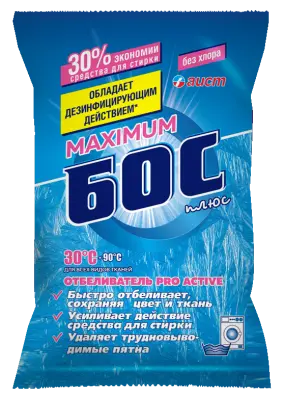 Бос плюс мах отбеливатель порошок 250г 