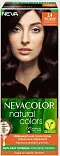 Nevacolor Natural Colors стойкая крем краска для волос 3.4 тёмный каштан