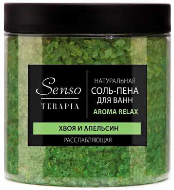 Senso Terapia соль пена для ванн расслабляющая aroma relax 560 г