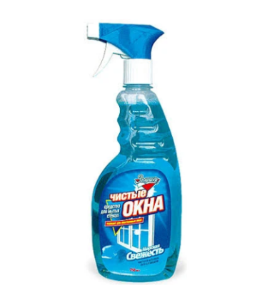 Золушка чистые окна средство для мытья окон морская свежесть с триггером 500 мл 