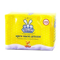 Ушастый Нянь крем мыло с оливковым маслом и ромашкой 4*100 г