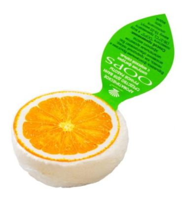 OOPS шипучая фигурка апельсин 85 г 
