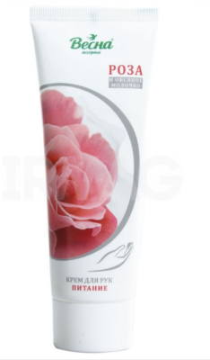 ВЕСНА Крем для рук 'Весна ассорти' роза и овсяное молочко 75 мл. 
