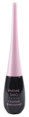 Vivienne Sabo подводка для глаз Charbon Waterproof тон 01 Угольно-черная, водостойкая, жидкая 