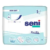 BELLA Пеленки гигиенические SENI по 5 шт 40*60 soft
