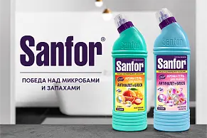 Гели для чистки сантехники Sanfor