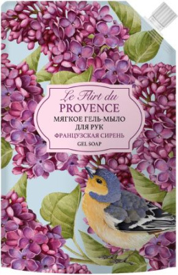 Le Flirt Du Provence мягкое гель мыло для рук французская сирень 500 мл 