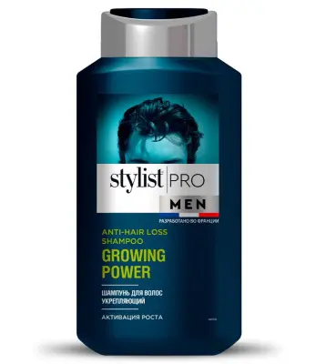 Stylist Pro Men шампунь для волос укрепляющий 400 мл 