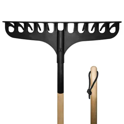 Pattern Грабли садовые, с черенком 140 см, 12 зубьев, универсальные 