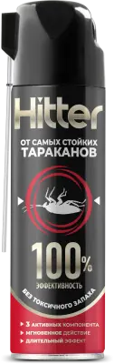 HITTER аэрозоль от самых стойких тараканов 430 мл 