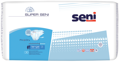 Подгузники BELLA SUPER SENI AIR Extra Large 30шт 