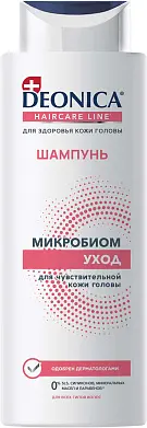 Deonica шампунь для волос микробиом уход 380 мл