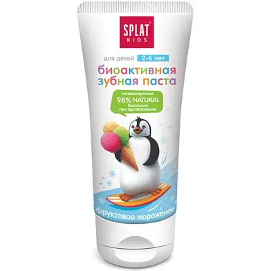 Splat зубная паста фруктовое мороженое 2-6 лет 50 мл