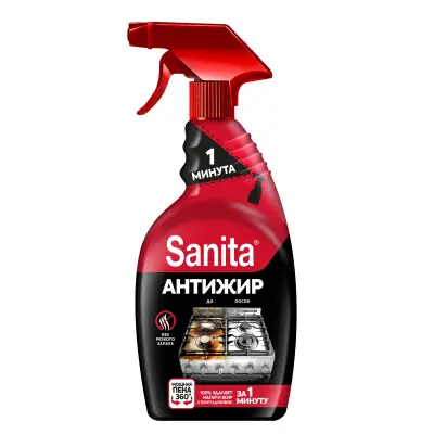 Sanita средство антижир для стеклокерамики 500 мл 