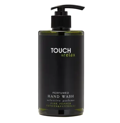 TOUCH&Relax парфюмированный гель для мытья рук розовый перец ветивер и пачули 450 мл 