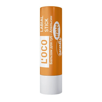 L’oco бальзам для губ labial stick апельсин 4.4г р 