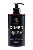 Q’men шампунь 3 в 1 мужской, 410 мл