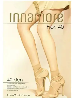 INNAMORE носки 40 упак по 2 пары матовые из микрофибры