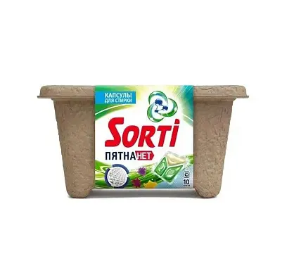 Sorti пятна нет капсулы для стирки 10 шт картон