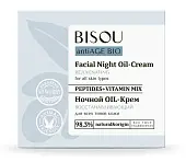 Bisou крем для лица для всех типов кожи Восстанавливающий ночной 50мл