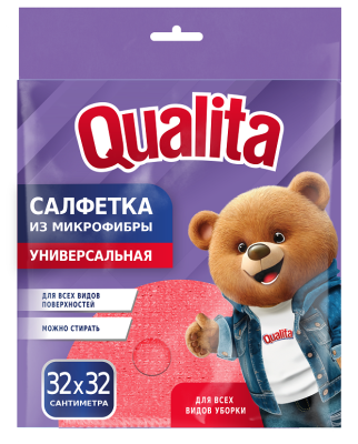 Qualita салфетка из микрофибры универсальная 