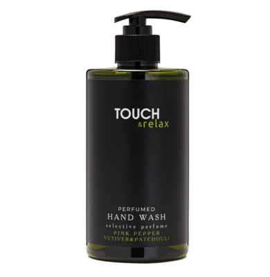 TOUCH&Relax парфюмированный гель для мытья рук розовый перец ветивер и пачули 450 мл 